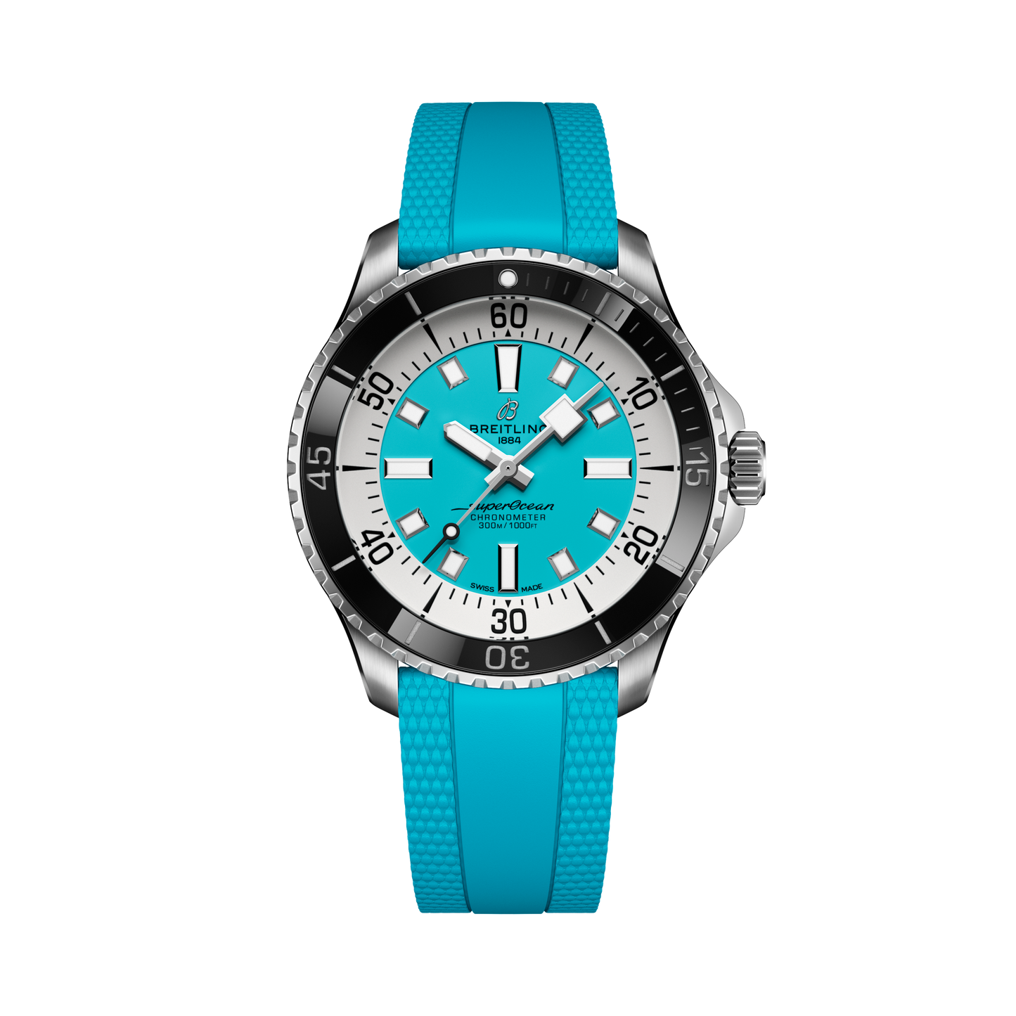 Breitling's Superocean Automatic 44 with Turquoise Dial