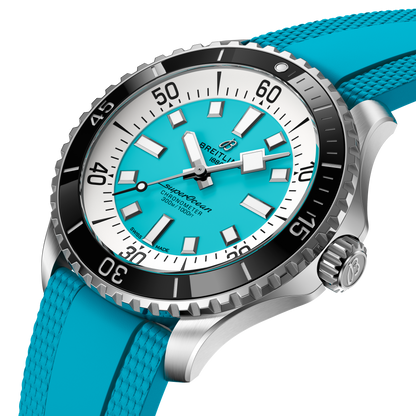 Breitling's Superocean Automatic 44 with Turquoise Dial