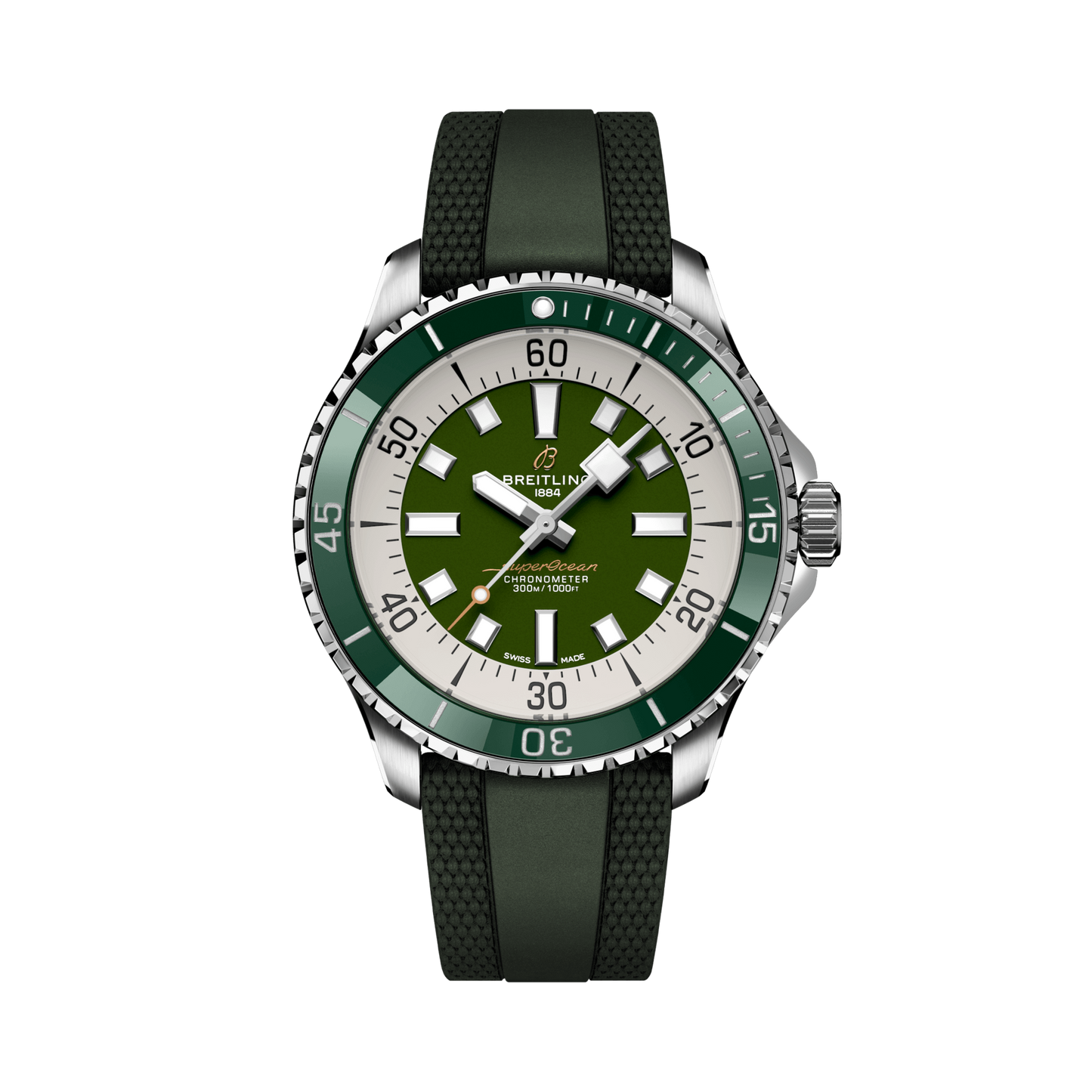 Breitling's Superocean Automatic 44 with Green Dial