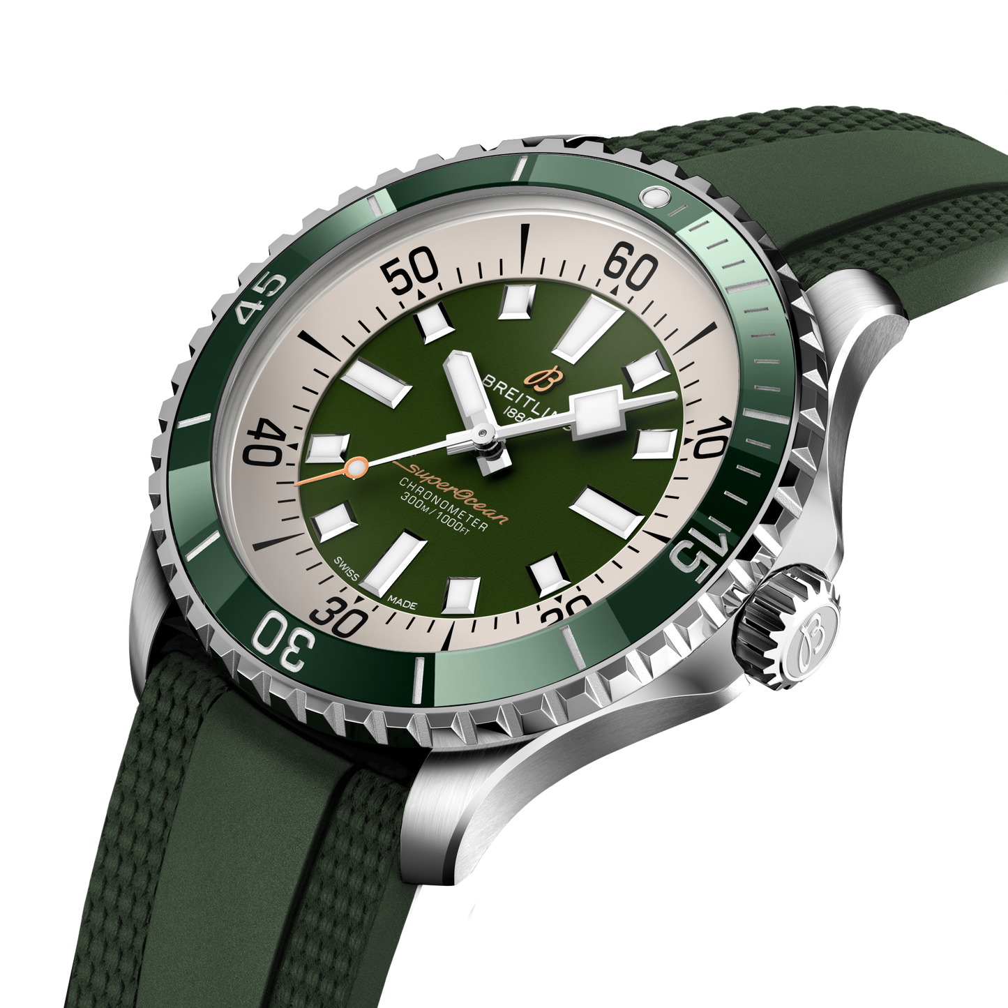 Breitling's Superocean Automatic 44 with Green Dial