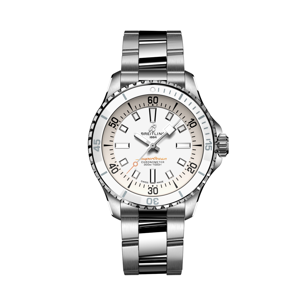 Breitling's Superocean Automatic 36 with White Dial