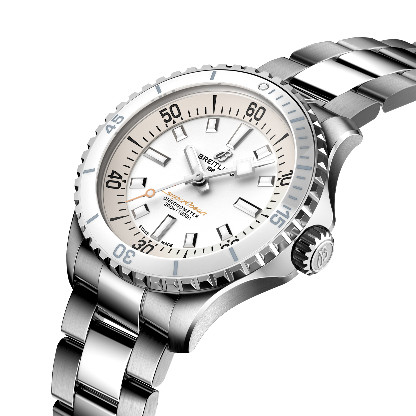 Breitling's Superocean Automatic 36 with White Dial