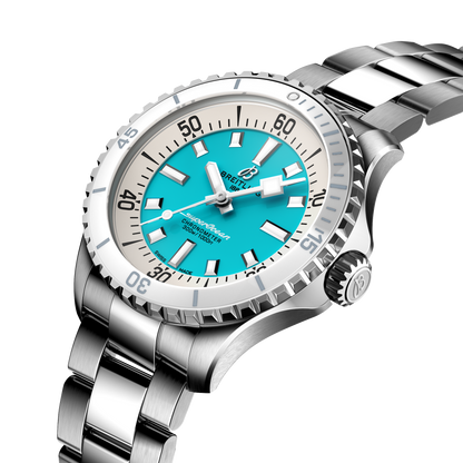 Breitling's Superocean Automatic 36 with Turquoise Dial