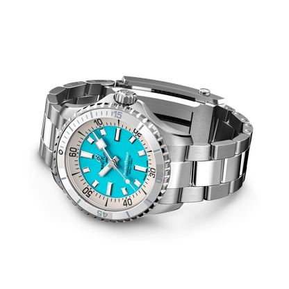 Breitling's Superocean Automatic 36 with Turquoise Dial