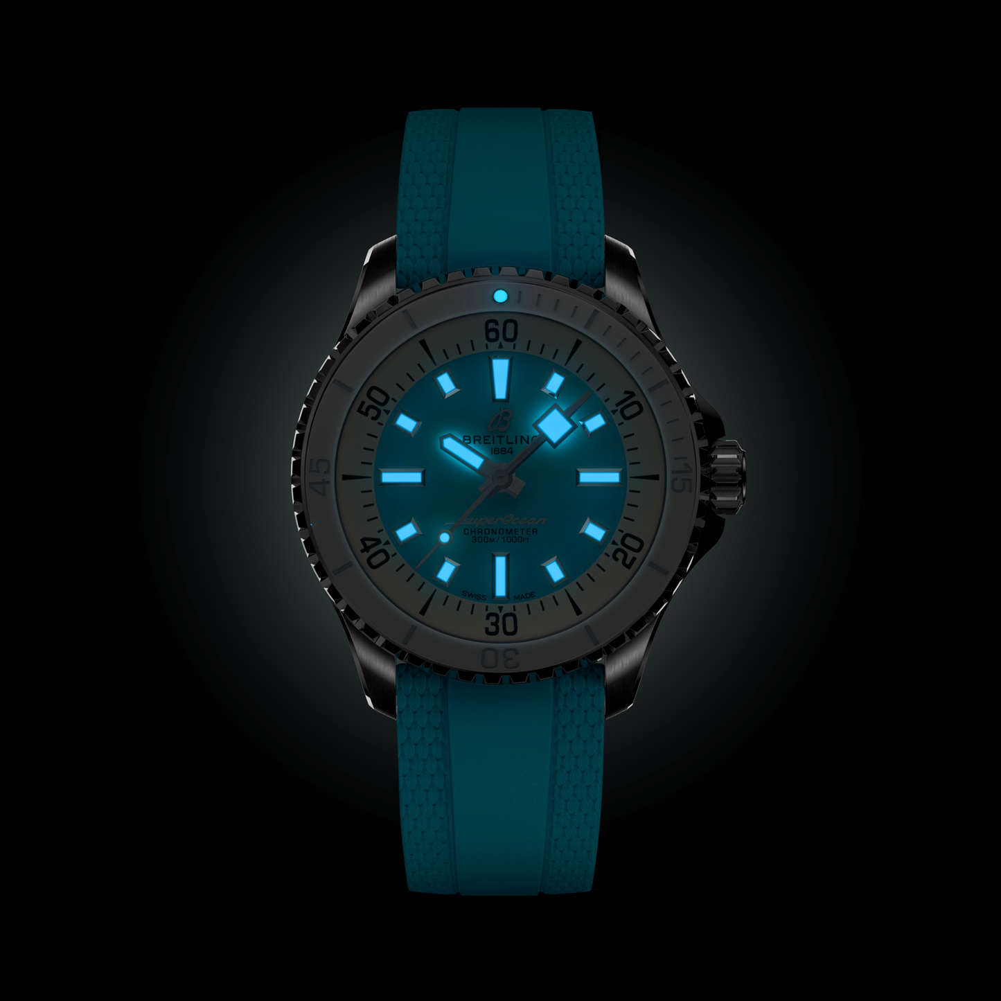 Breitling's Superocean Automatic 36 with Turquoise Dial