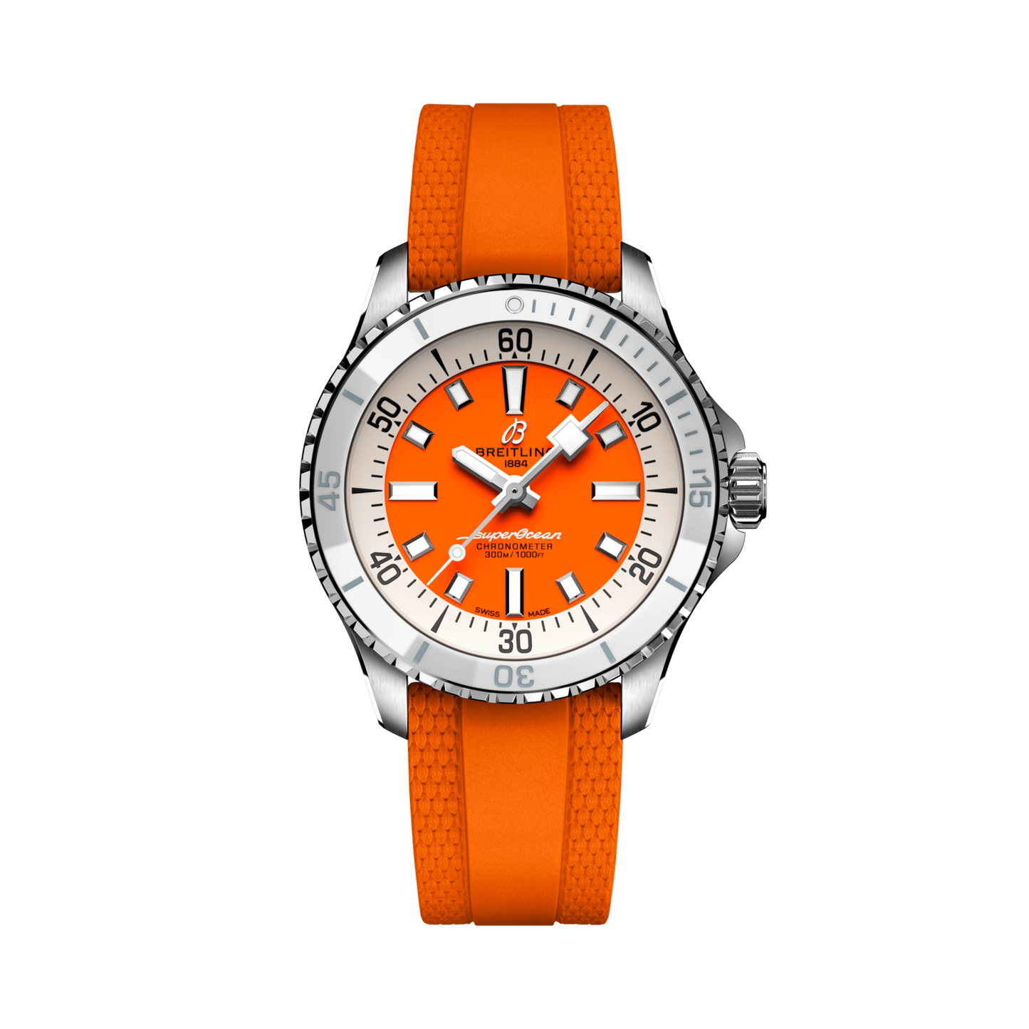 Breitling's Superocean Automatic 36 with Orange Dial