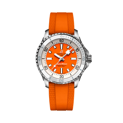Breitling's Superocean Automatic 36 with Orange Dial