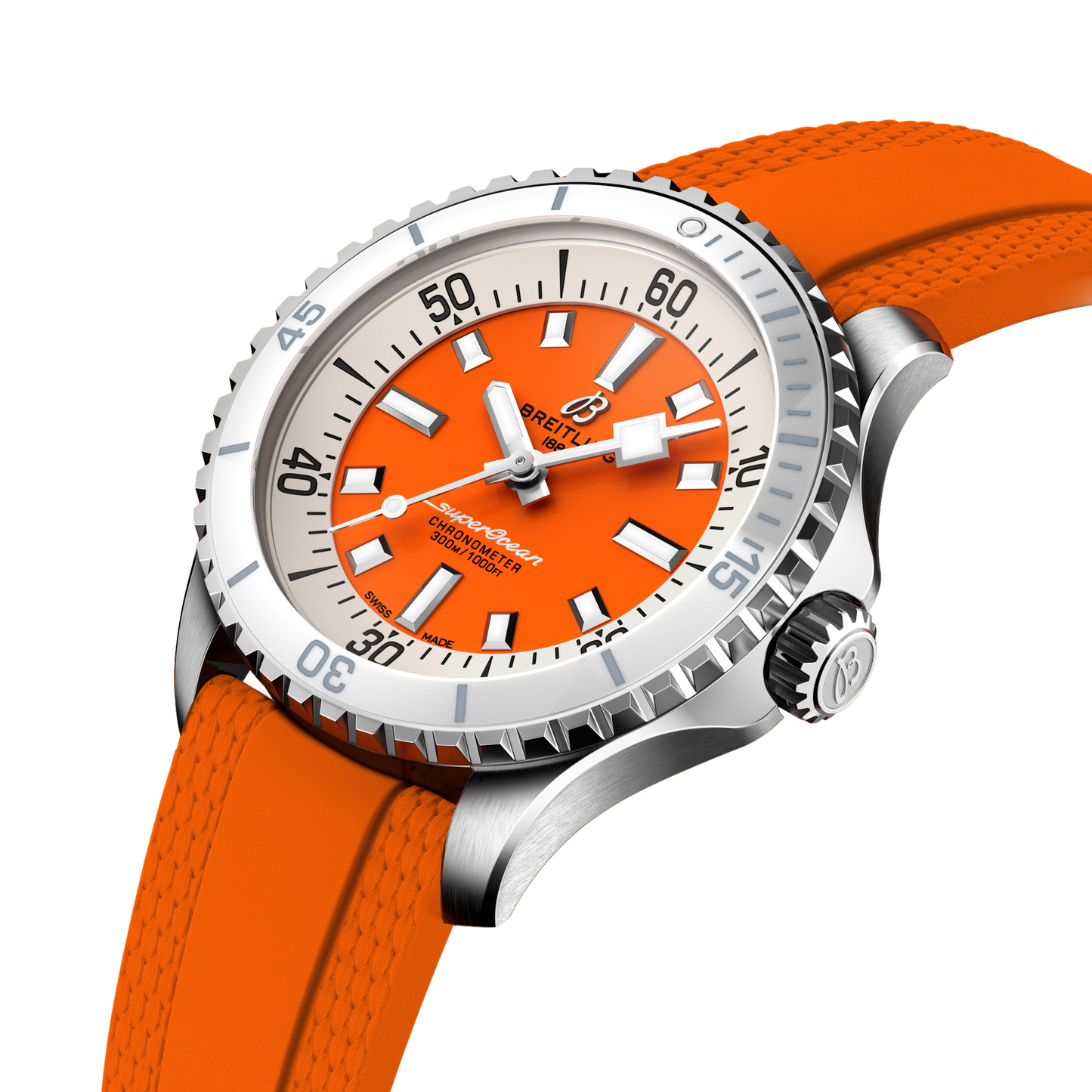 Breitling's Superocean Automatic 36 with Orange Dial