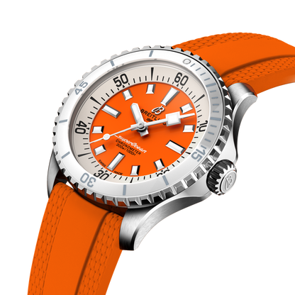 Breitling's Superocean Automatic 36 with Orange Dial