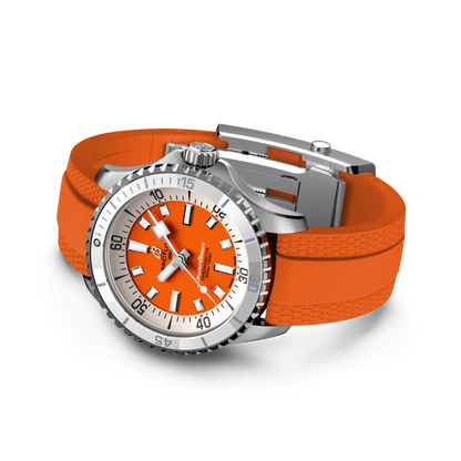 Breitling's Superocean Automatic 36 with Orange Dial