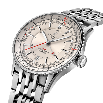 Breitling's Navitimer Automatic GMT 41 with Pink Dial
