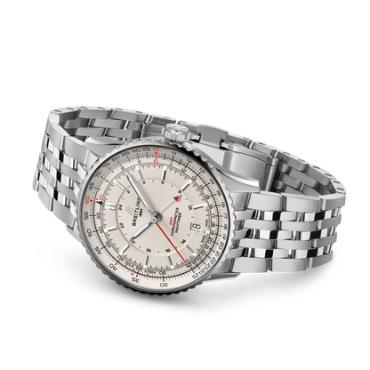 Breitling's Navitimer Automatic GMT 41 with Pink Dial