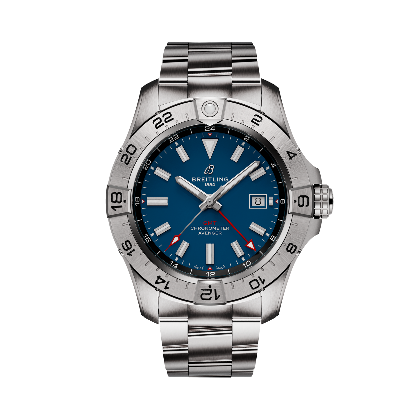 Breitling's Avenger Automatic GMT 44 with Blue Dial