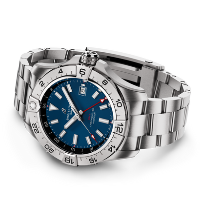 Breitling's Avenger Automatic GMT 44 with Blue Dial