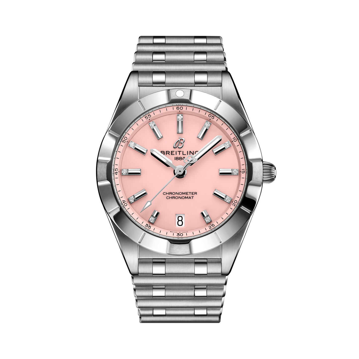 Breitling's Chronomat 32 with Pink Dial