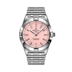 Breitling's Chronomat 32 with Pink Dial