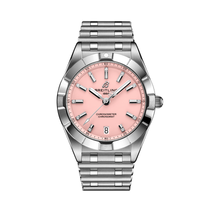 Breitling's Chronomat 32 with Pink Dial