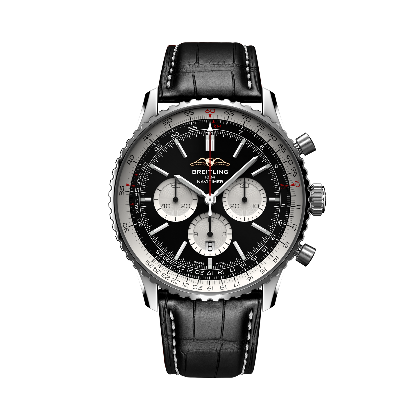 Breitling's Navitimer B01 Chronograph 46 with Black Dial