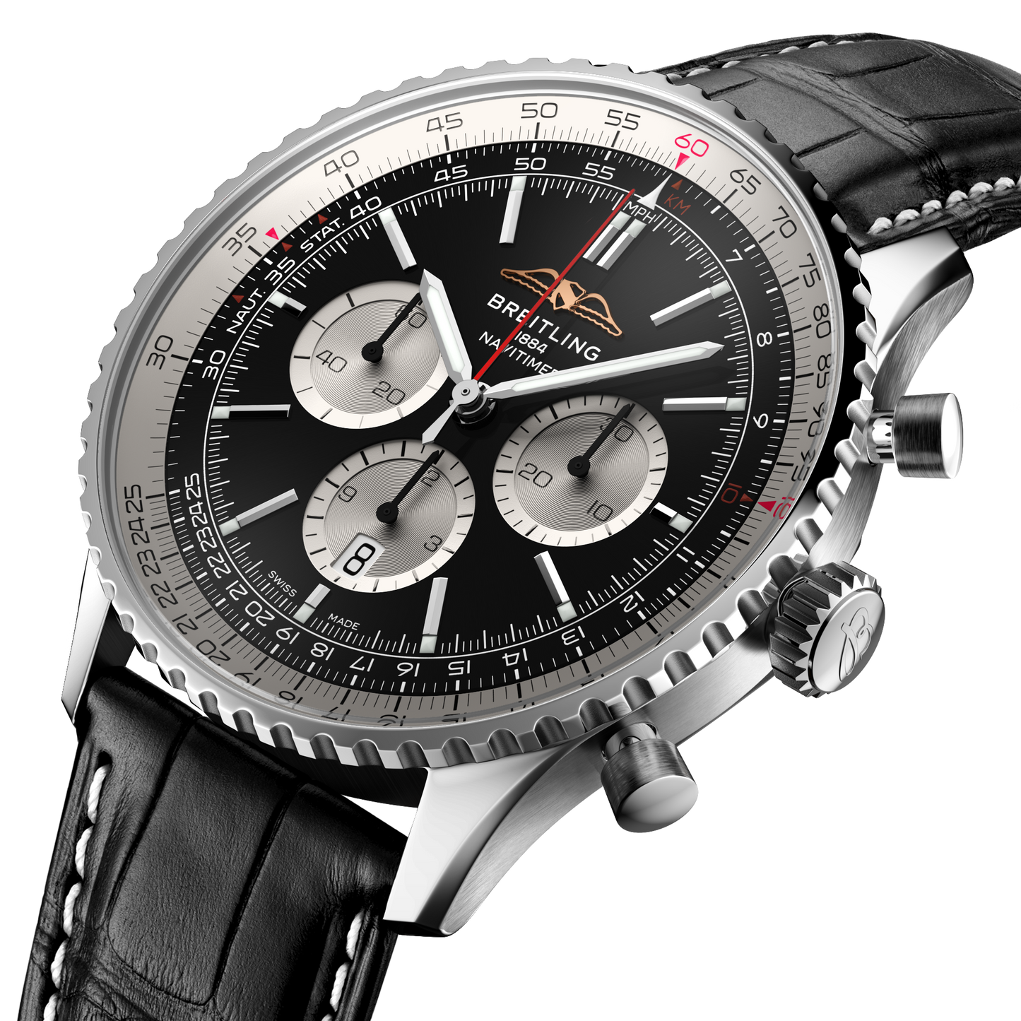 Breitling's Navitimer B01 Chronograph 46 with Black Dial