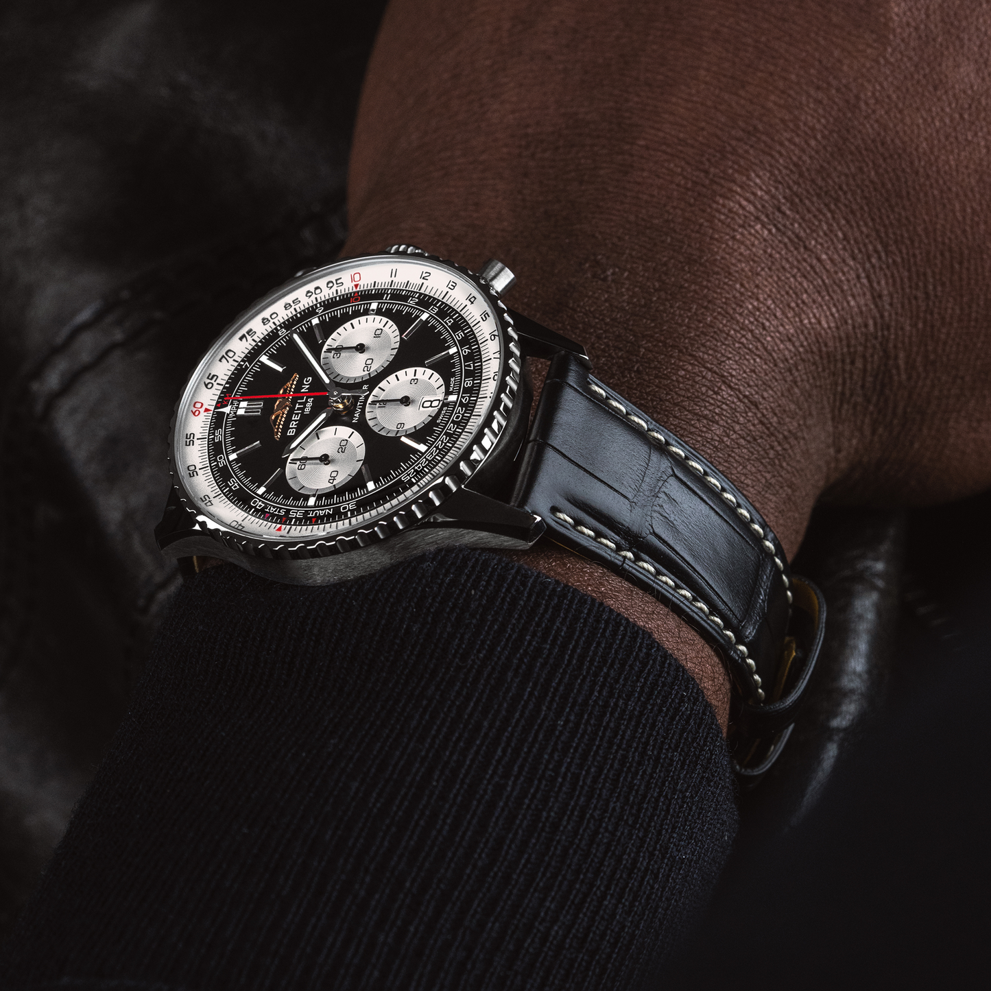 Breitling's Navitimer B01 Chronograph 46 with Black Dial