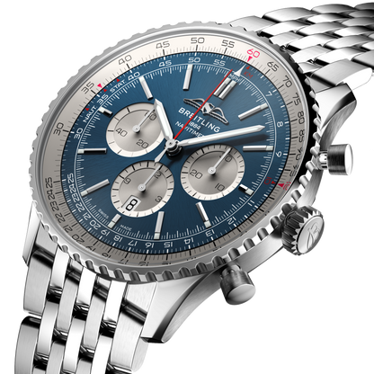 Breitling's Navitimer B01 Chronograph 46 with Blue Dial