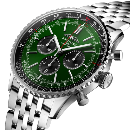 Breitling's Navitimer B01 Chronograph 46 with Green Dial
