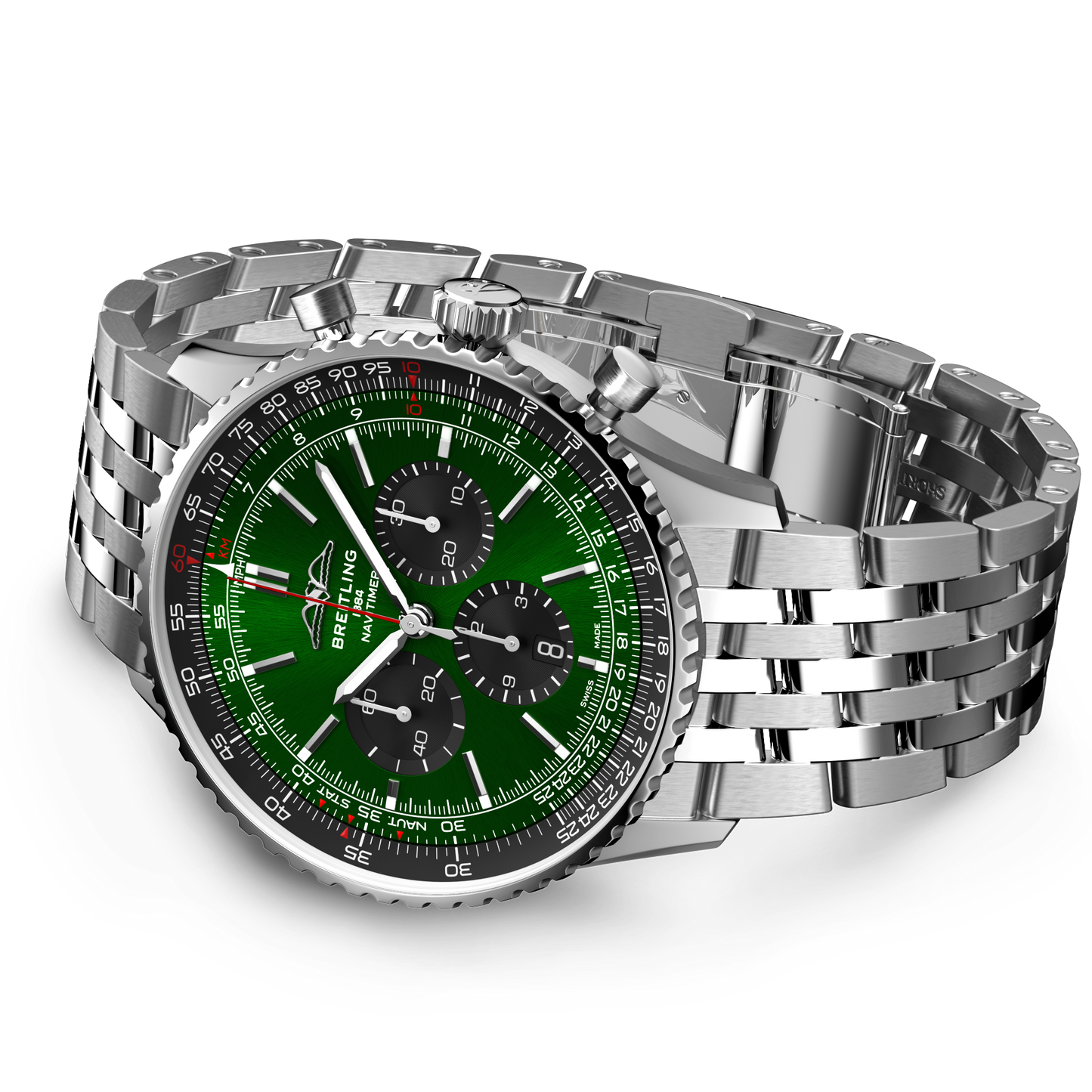 Breitling's Navitimer B01 Chronograph 46 with Green Dial