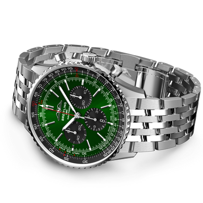 Breitling's Navitimer B01 Chronograph 46 with Green Dial