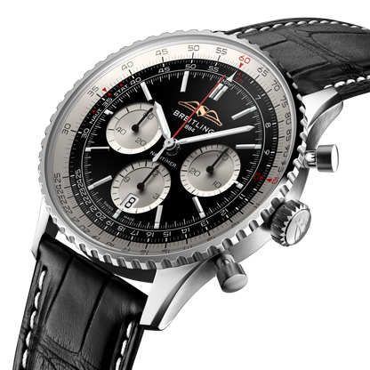Breilting's Navitimer B01 Chronograph 43 with Black Dial