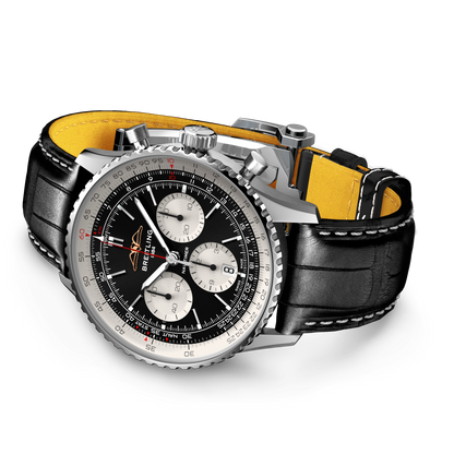 Breilting's Navitimer B01 Chronograph 43 with Black Dial