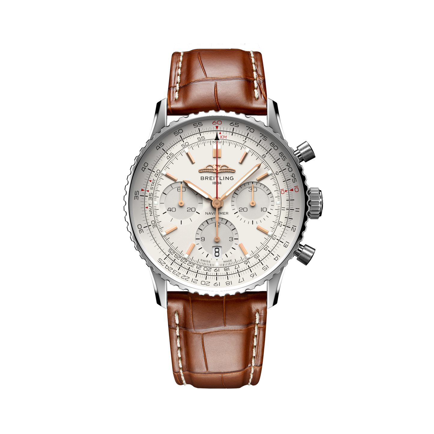 Breitling's Navitimer B01 Chronograph 41 with White Dial