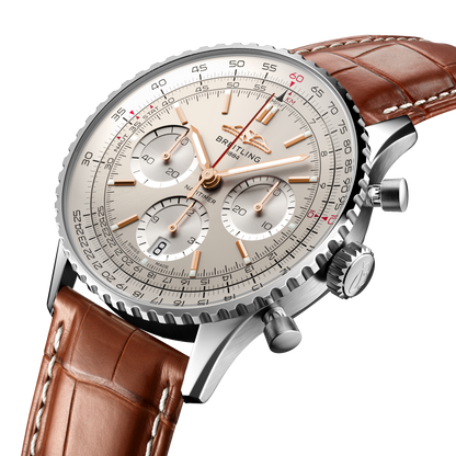 Breitling's Navitimer B01 Chronograph 41 with White Dial