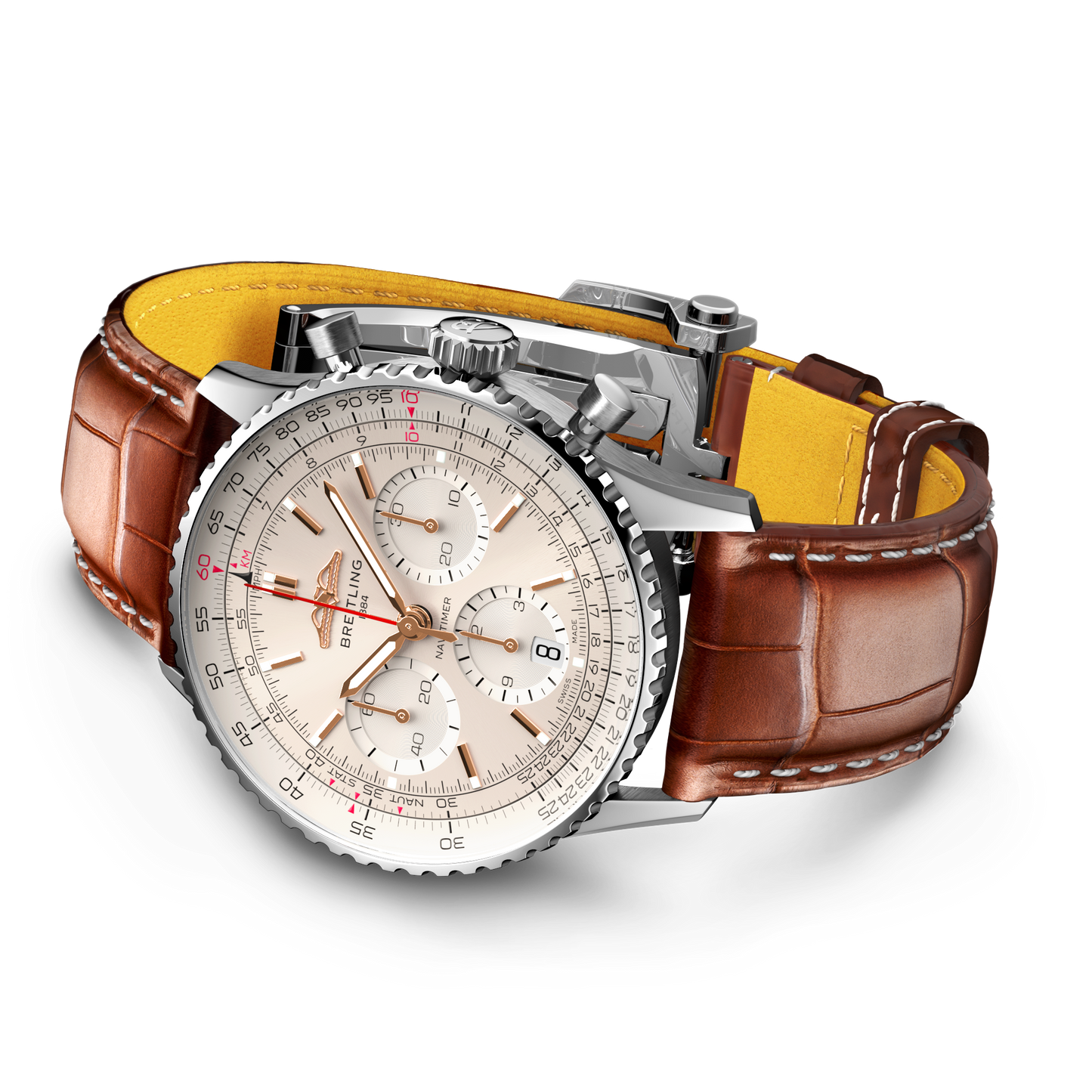 Breitling's Navitimer B01 Chronograph 41 with White Dial