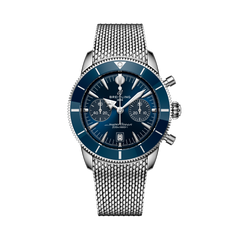 Breitling's Superocean Heritage B01 Chronograph 42 with Blue Dial