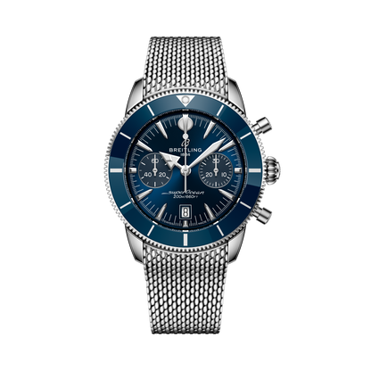 Breitling's Superocean Heritage B01 Chronograph 42 with Blue Dial