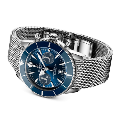 Breitling's Superocean Heritage B01 Chronograph 42 with Blue Dial