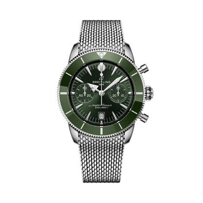 Breitling's Superocean Heritage B01 Chronograph 42 with Green Dial