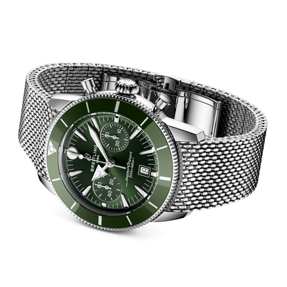 Breitling's Superocean Heritage B01 Chronograph 42 with Green Dial