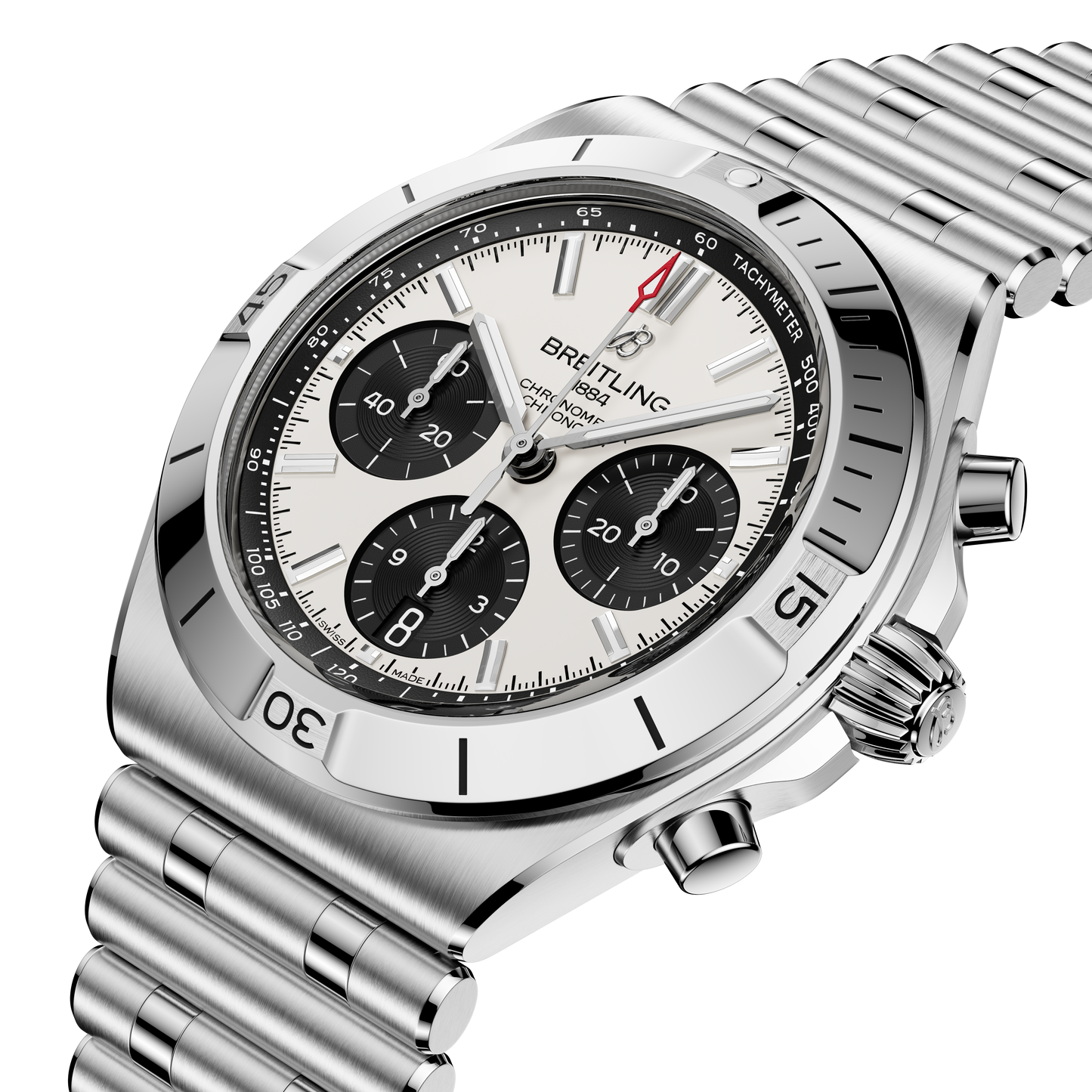 Breitling's Chronomat B01 Chronograph 42 with White Dial