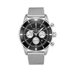 Breitling's Superocean Heritage B01 Chronograph 44 with Black Dial