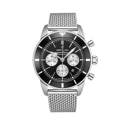 Breitling's Superocean Heritage B01 Chronograph 44 with Black Dial