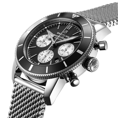 Breitling's Superocean Heritage B01 Chronograph 44 with Black Dial