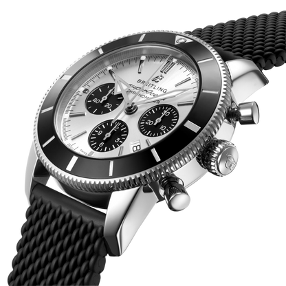 Breitling's Superocean Heritage B01 Chronograph 44 with Silver-tone Dial