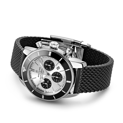 Breitling's Superocean Heritage B01 Chronograph 44 with Silver-tone Dial