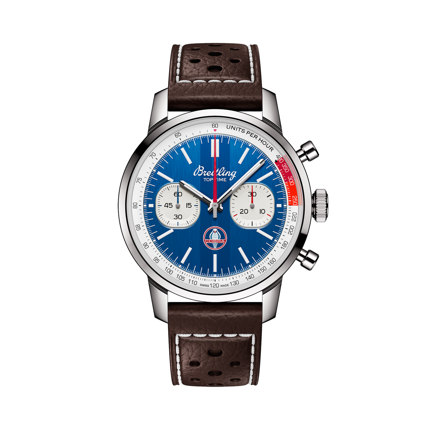 Breitling's Top Time B01 Shelby Cobra with Blue Chronograph Dial