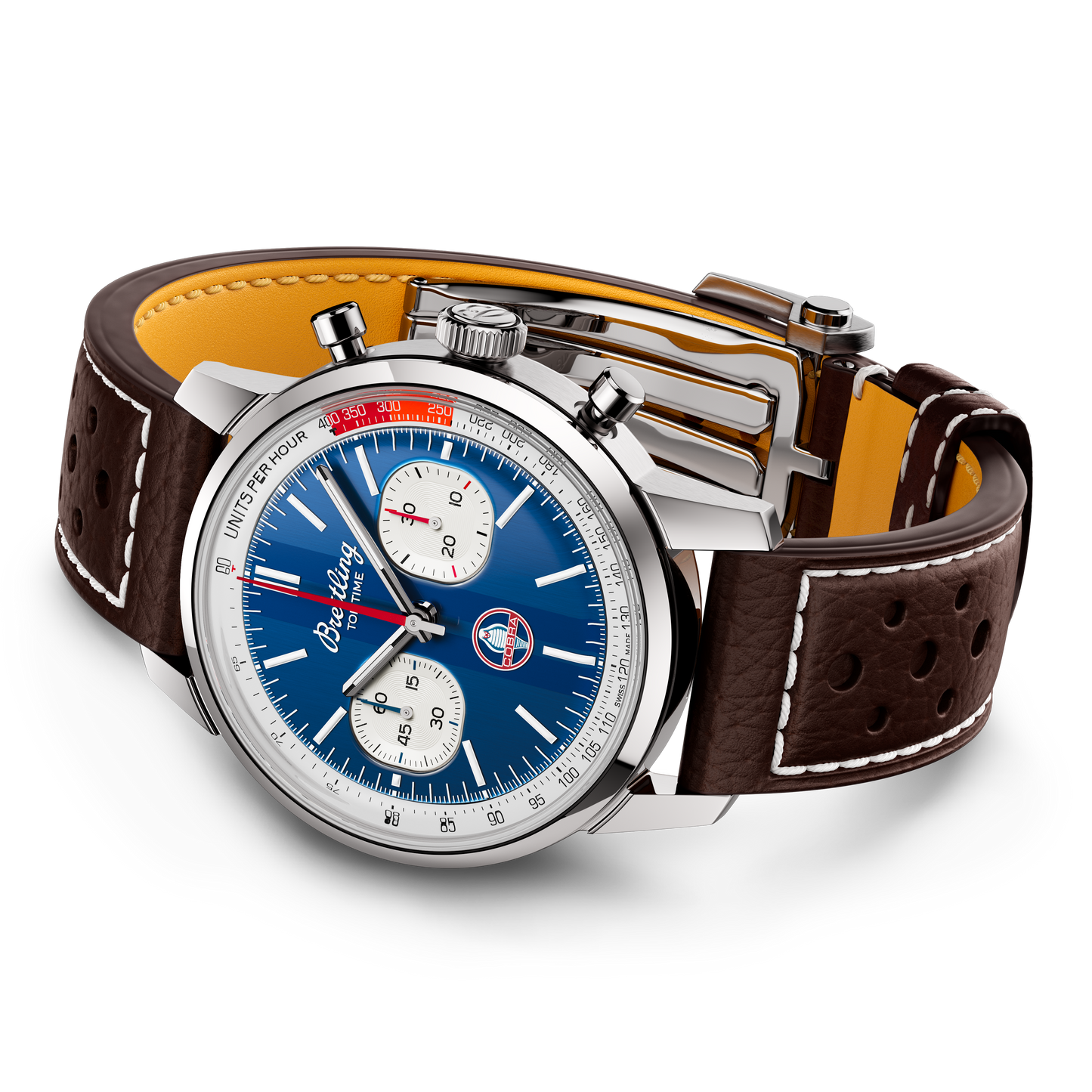 Breitling's Top Time B01 Shelby Cobra with Blue Chronograph Dial