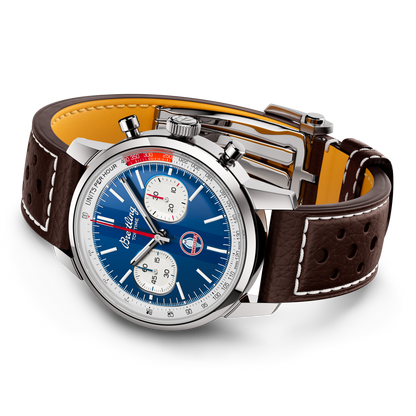 Breitling's Top Time B01 Shelby Cobra with Blue Chronograph Dial