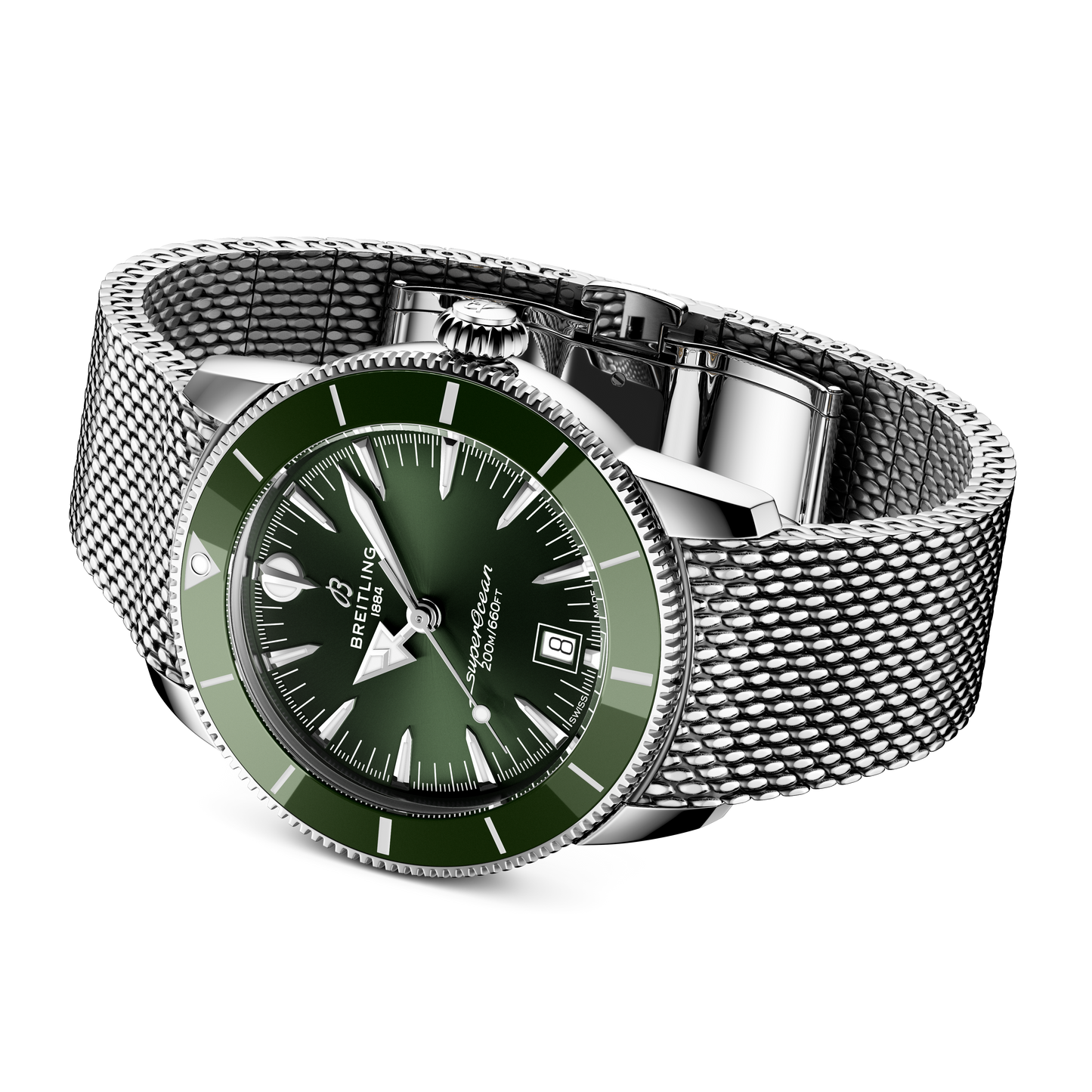 Breitling's Superocean Heritage B31 Automatic 42 with Green Dial