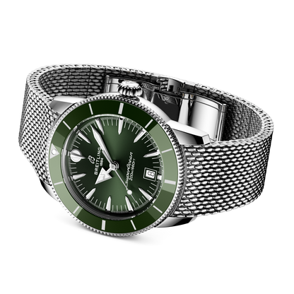 Breitling's Superocean Heritage B31 Automatic 42 with Green Dial