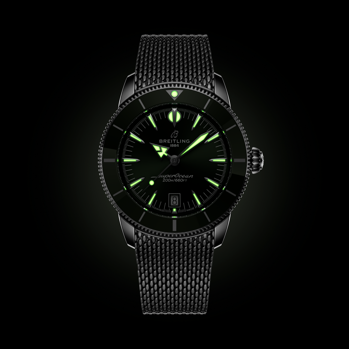 Breitling's Superocean Heritage B31 Automatic 42 with Green Dial